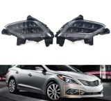 "Hyundai Grandeur 2014-2015" duman faraları (Black-Berry) — Cars
