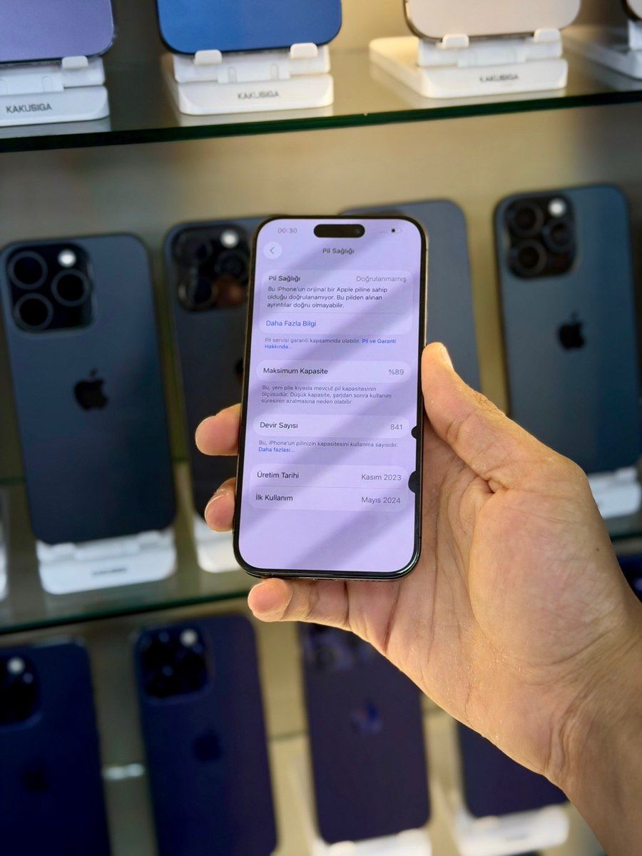Apple iPhone 15 Pro Black Titanium 256GB/8GB — Smartfonlar, Bakı (4)