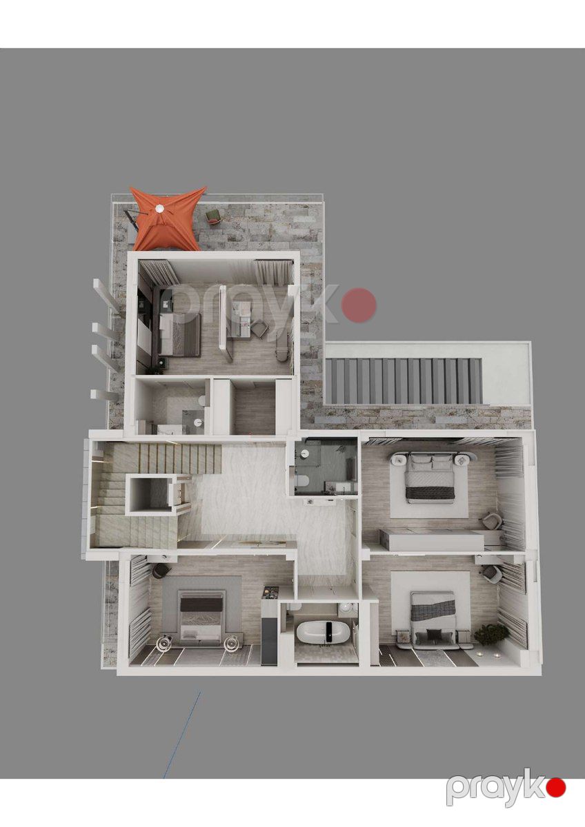 Satılır 6 otaqlı həyət evi/bağ evi 450 m² — Ev, villa, Bakı (7)