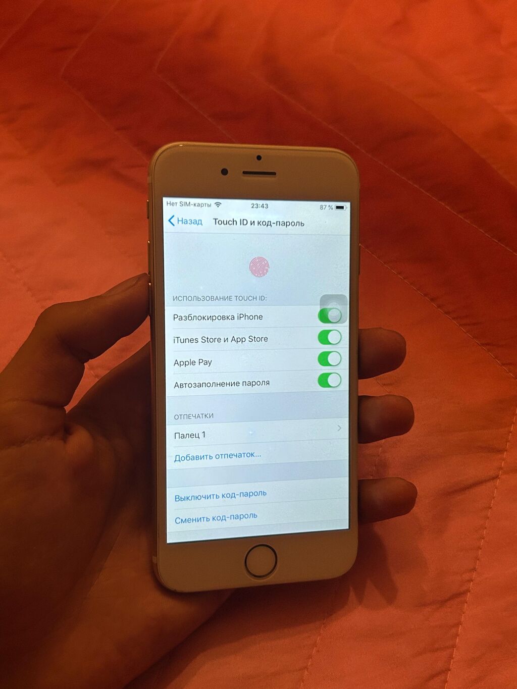 IPhone 6, 16 GB, Qızılı, Barmaq izi — Apple iPhone, Bakı (4)
