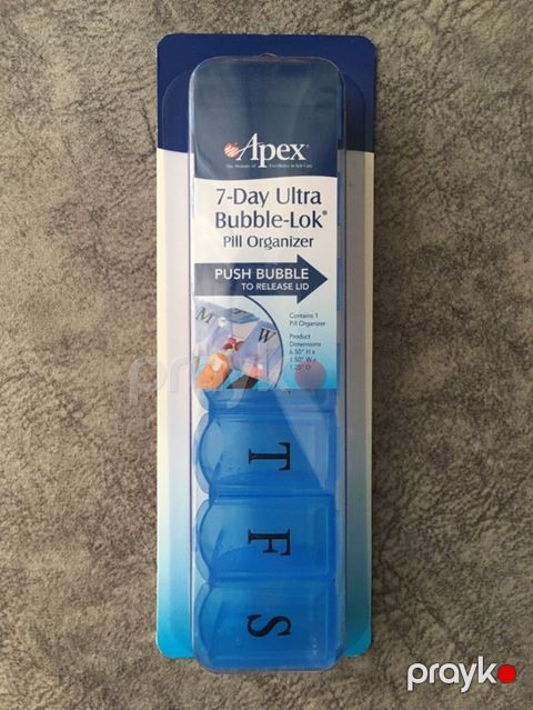 Həftəlik Tablet qabı Apex 7-Day Ultra Bubble-Lok organayzer — Bakı