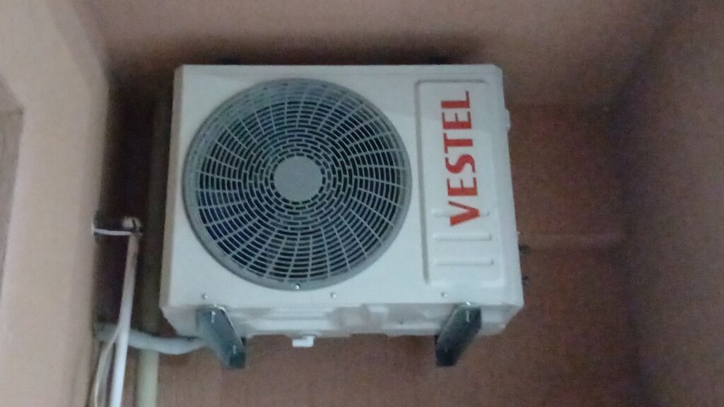 Vestel split kondisioner - Divar tipli daxili blok və açıq havada — Kondisioner və split-sistemlər, Sumqayıt (2)