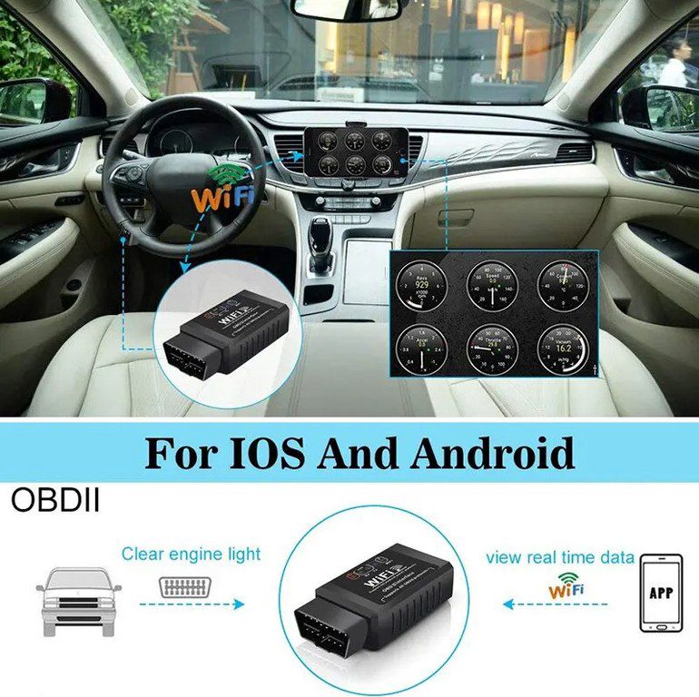 Diaqnostika cihazı "OBD2 Wıfı" — Ehtiyat hissələri və aksesuarlar, Bakı (3)