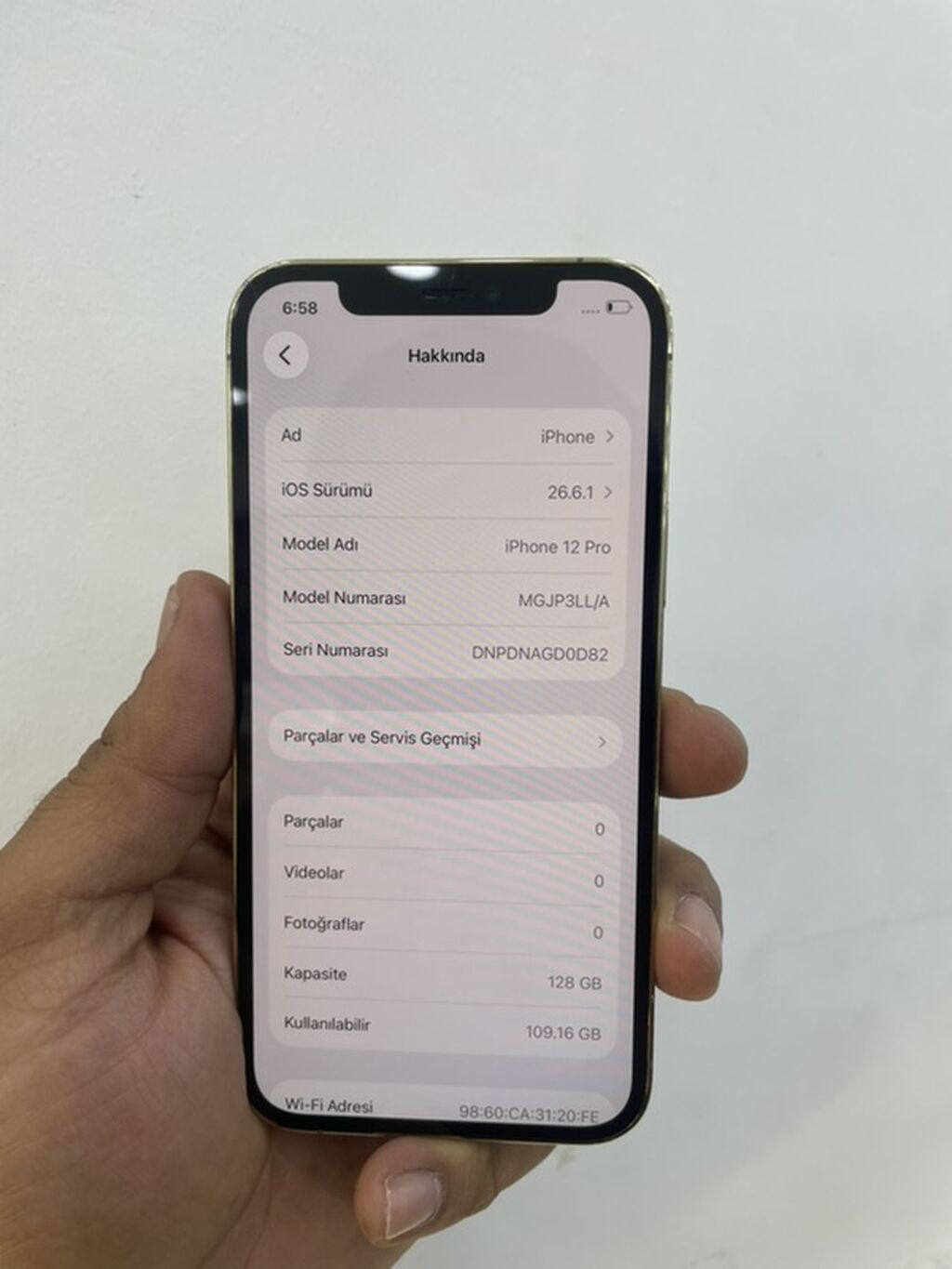 IPhone 12 Pro, 128 GB, Qızılı, Face ID — Apple iPhone, Gəncə (5)