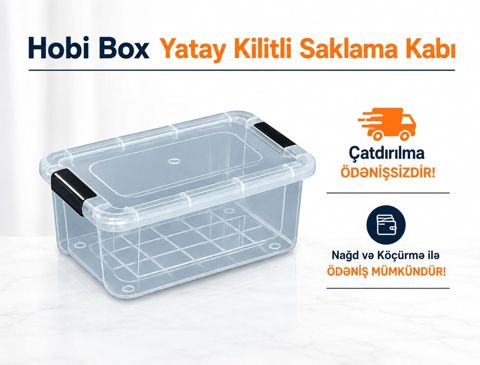 Hobi Box Yatay Kilitli saxlama qabı — Bakı