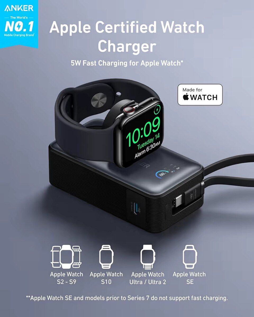 Anker powerbank nano 35w Apple watch 10k — Smartfonlar, Bakı (4)