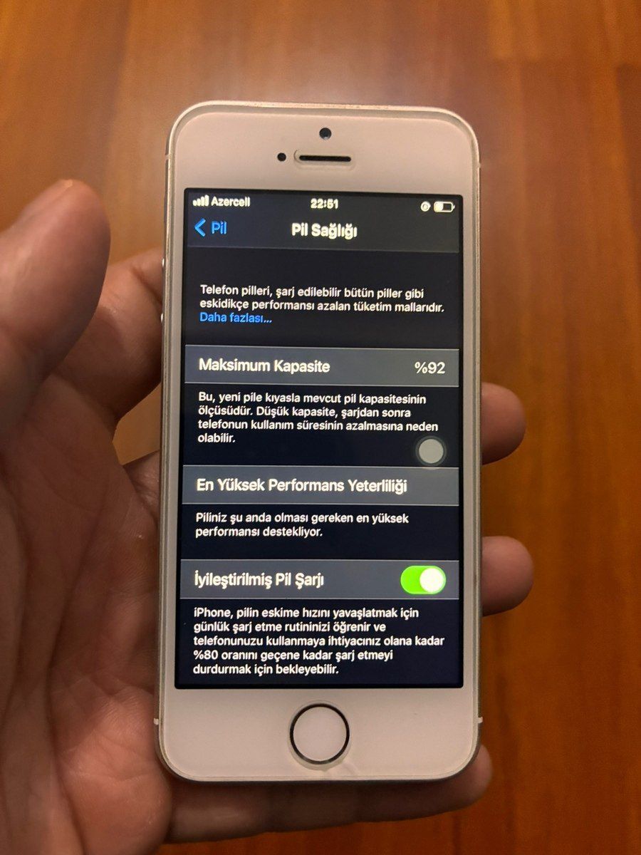 Apple iPhone SE Silver 64GB — Smartfonlar, Bakı (6)