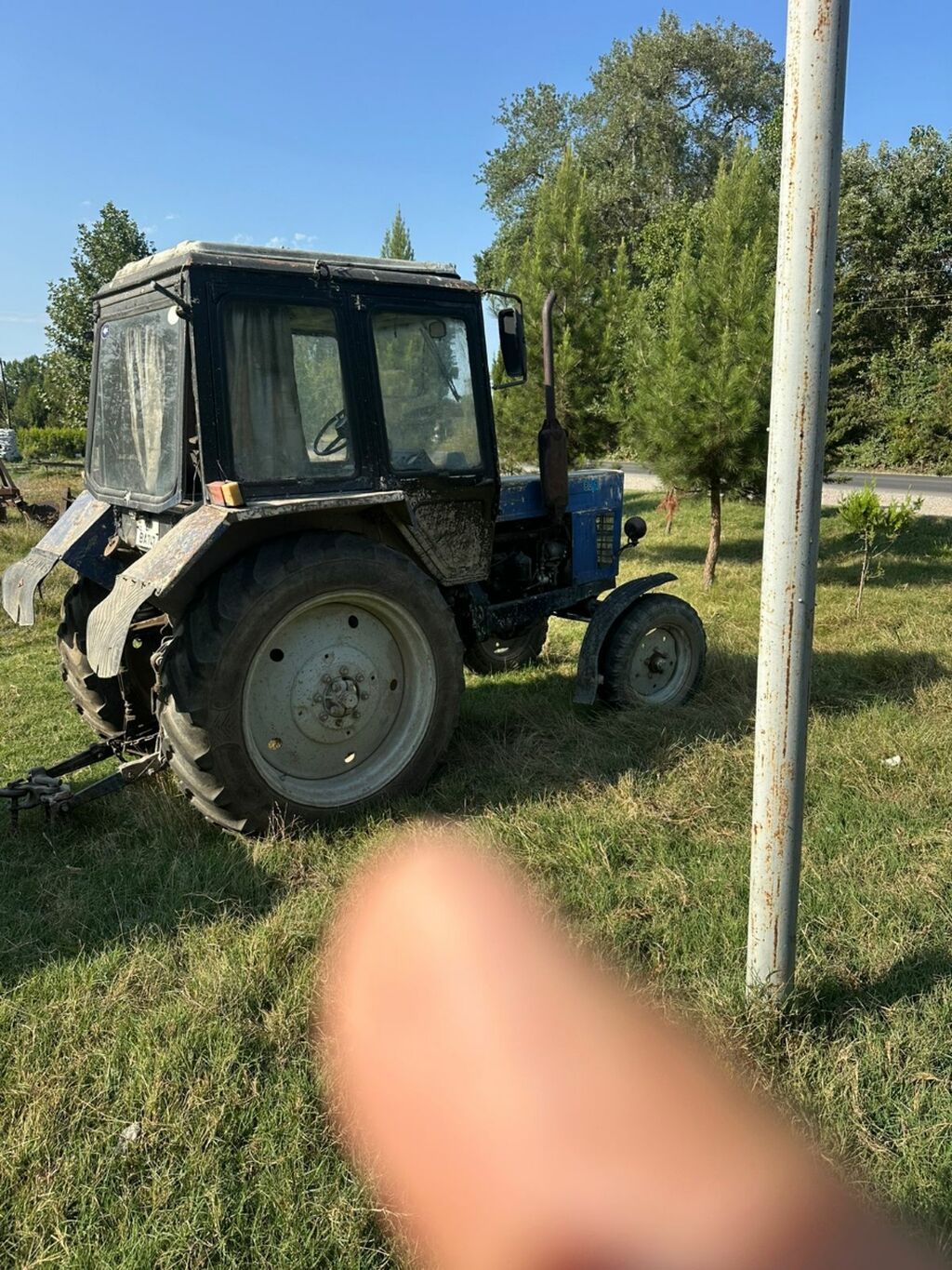 MTZ Belarus 82(MTZ-82) traktor - Rəngi: mavi/qara kabinə - Ön — Traktorlar, Xaçmaz (2)