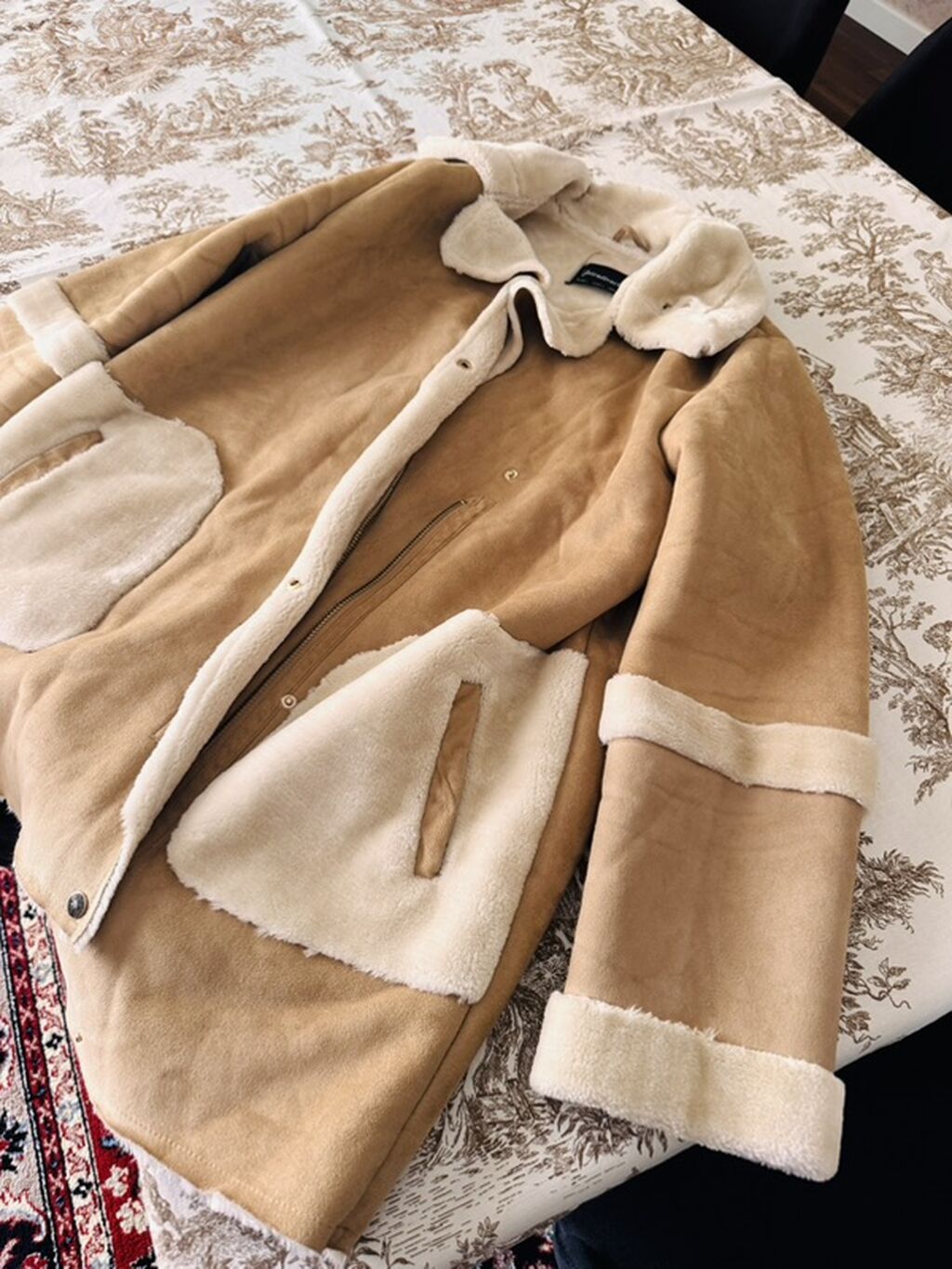 Zamşa kurtka, Stradivarius, L — Jaketlər, Bakı (2)