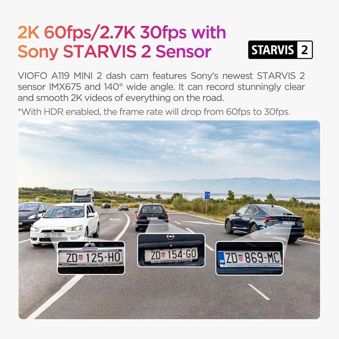 Videoqeydiyyatçı 2K "Dash Cam A119 Mini 2" — Ehtiyat hissələri və aksesuarlar, Bakı (7)