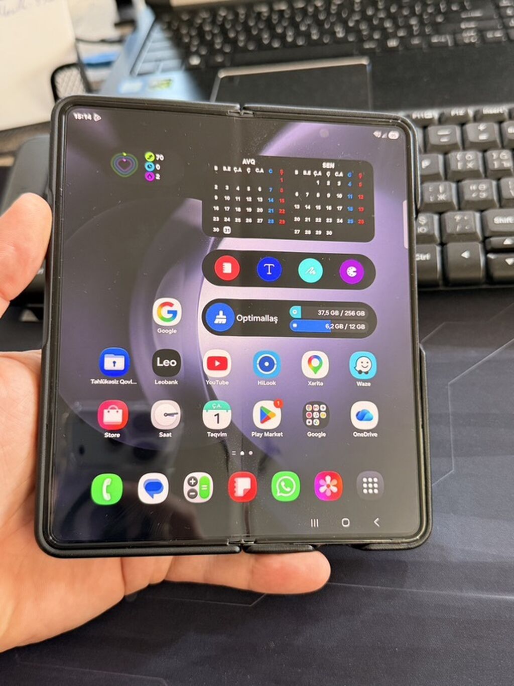 Samsung Galaxy Z Fold 5, 256 GB, rəng - Qara, İki sim kartlı — Samsung, Bakı (4)