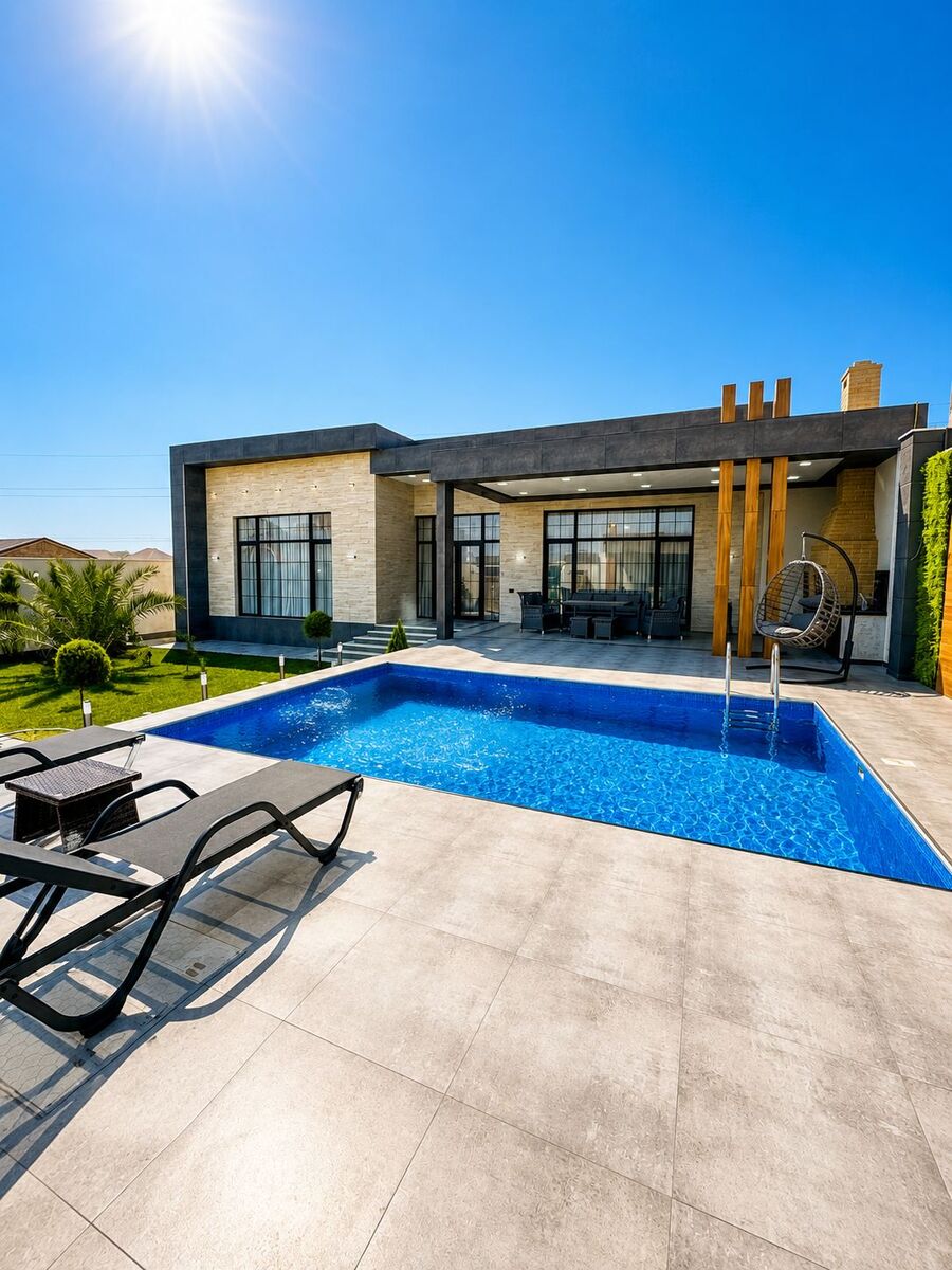 Satılır 5 otaqlı həyət evi/bağ evi 400 m² — Ev, villa, Bakı (3)