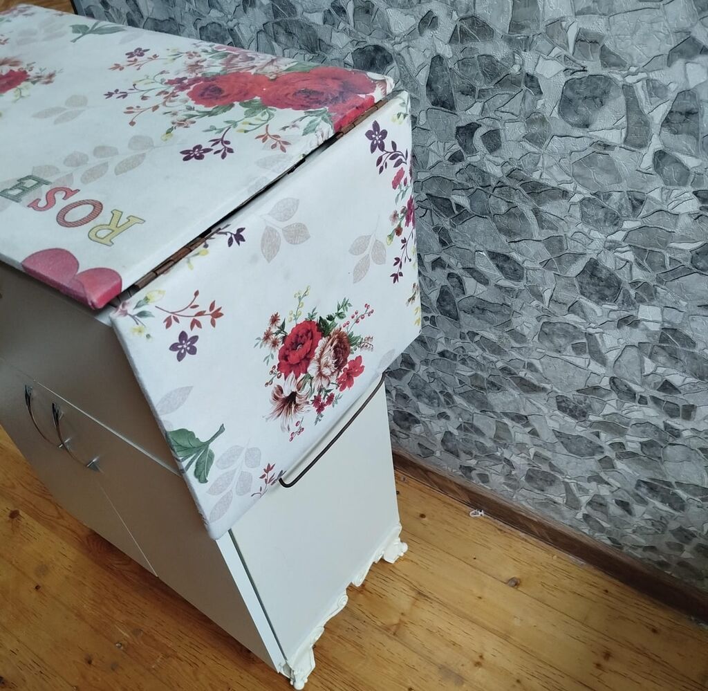 Funksional Ütü Masası və Açıq Rəfli Dolab Vəziyyəti (Düzgün oxuyun) — Mətbəx mobilyası, Bakı (3)