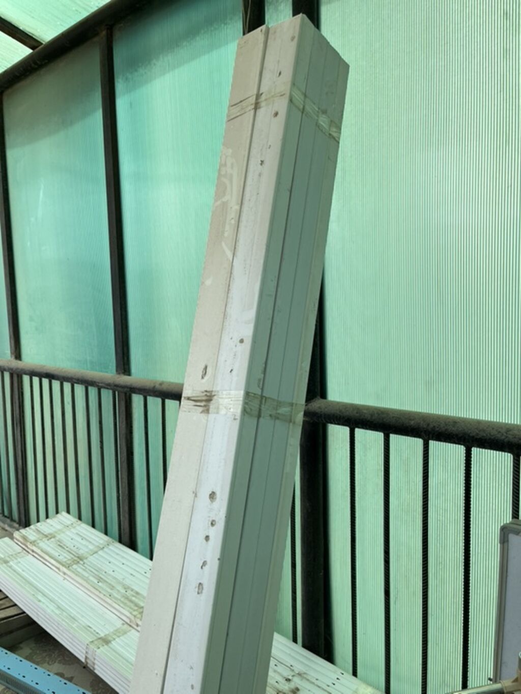 PVC perqola/hasar/profil panelləri dəsti - Material: PVC (açıq rəng — Plitka və örtü materialları, Novxanı (5)