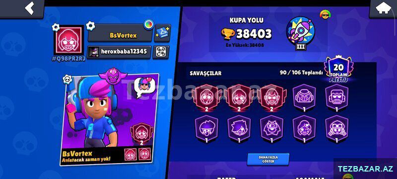 Brawl stars həsabı — Oyunlar, konsollər və proqramlar, Bakı (10)