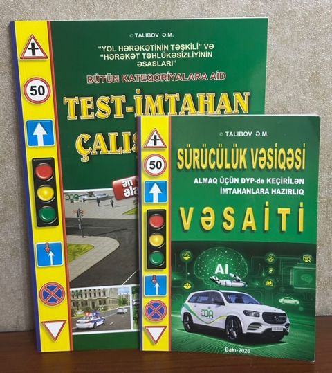 Satılır‼ YENİDİR.Sürücülük Vəsiqəsi İmtahanına Hazırlıq — Masazır