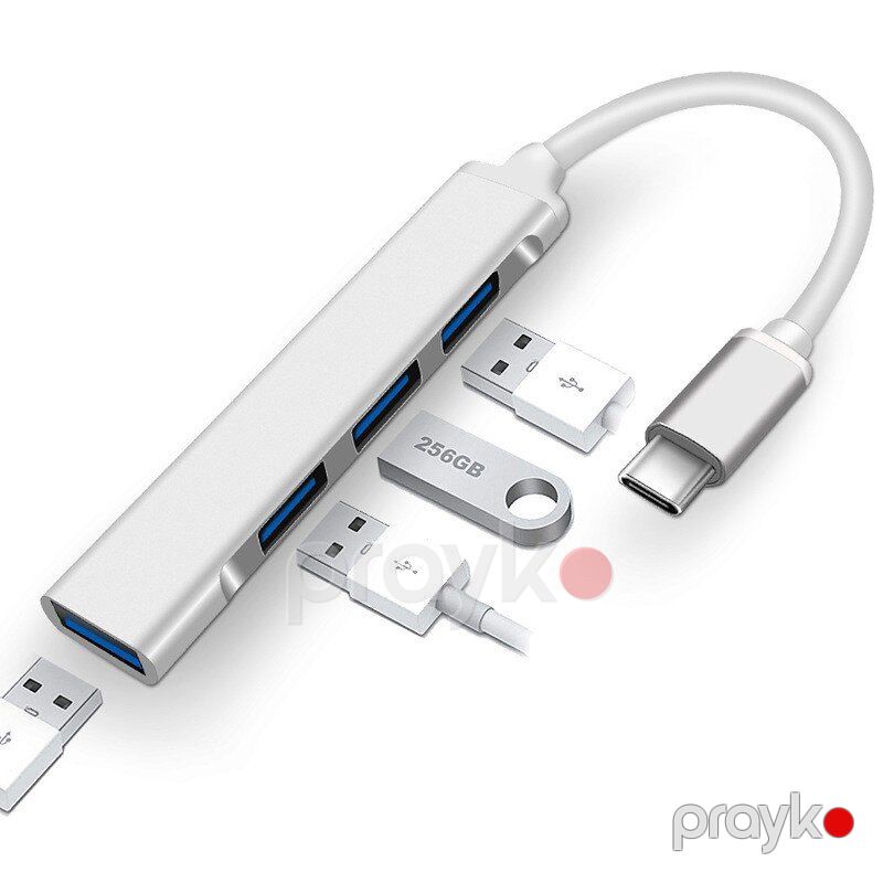 4 port Type-c hub — Periferik cihazlar, Bakı (2)