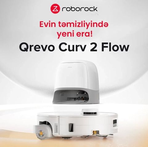 Roborock Qrevo Curv 2 Flow — Bakı