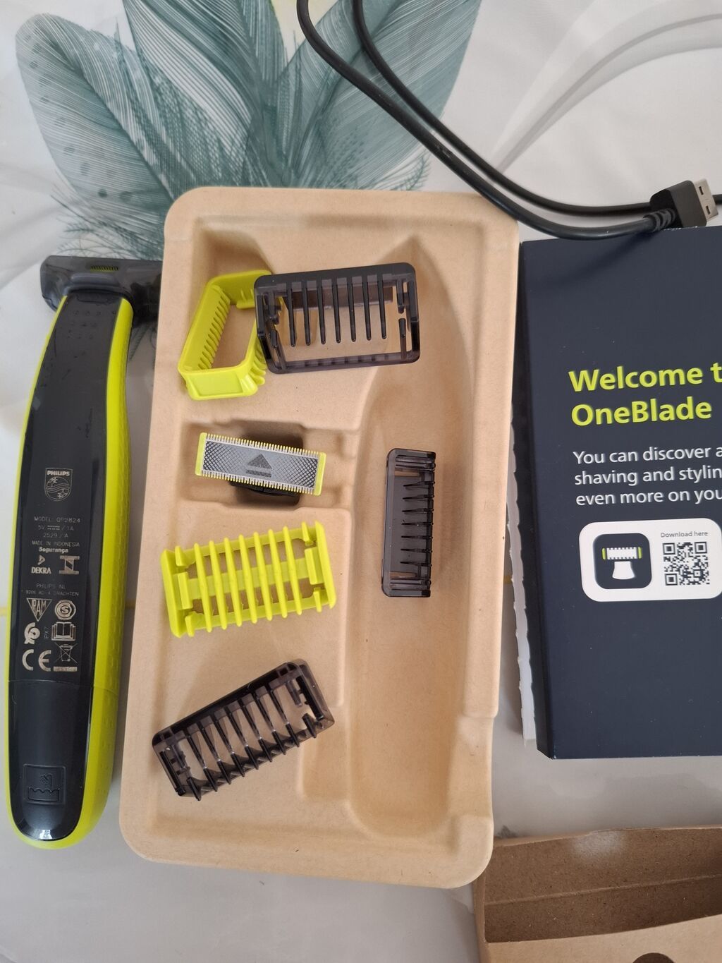 Philips OneBlade ülgüc və trimmer dəsti Xüsusiyyətlər: - Model — Saç kəsmə maşınları, Qəbələ (3)