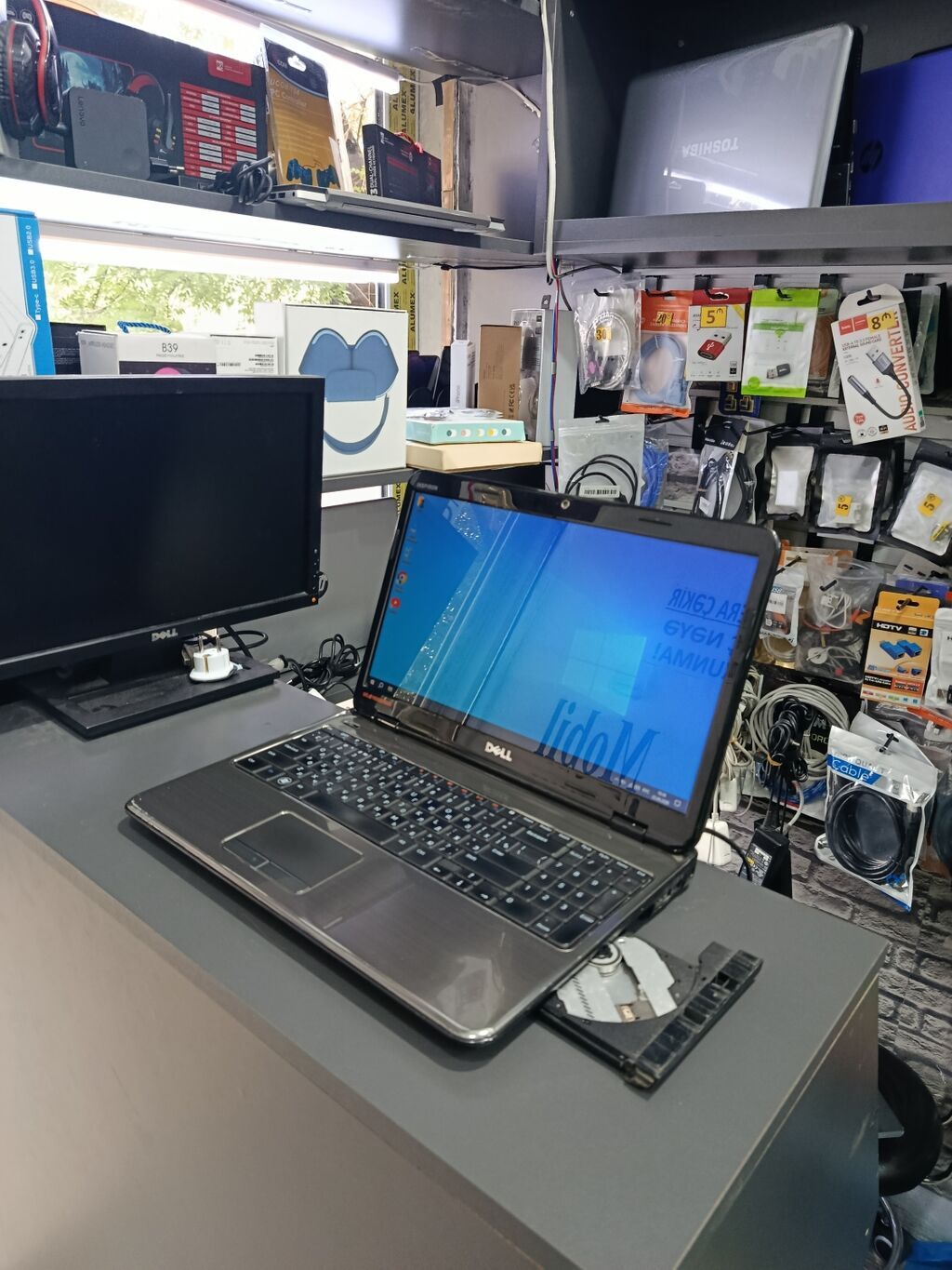 İşlənmiş Dell Inspiron, 15.6 Intel Pentium, 512 GB, Ünvandan götürmə, Ödənişli çatdırılma, Rayonlara çatdırılma — Dell, Bakı (2)