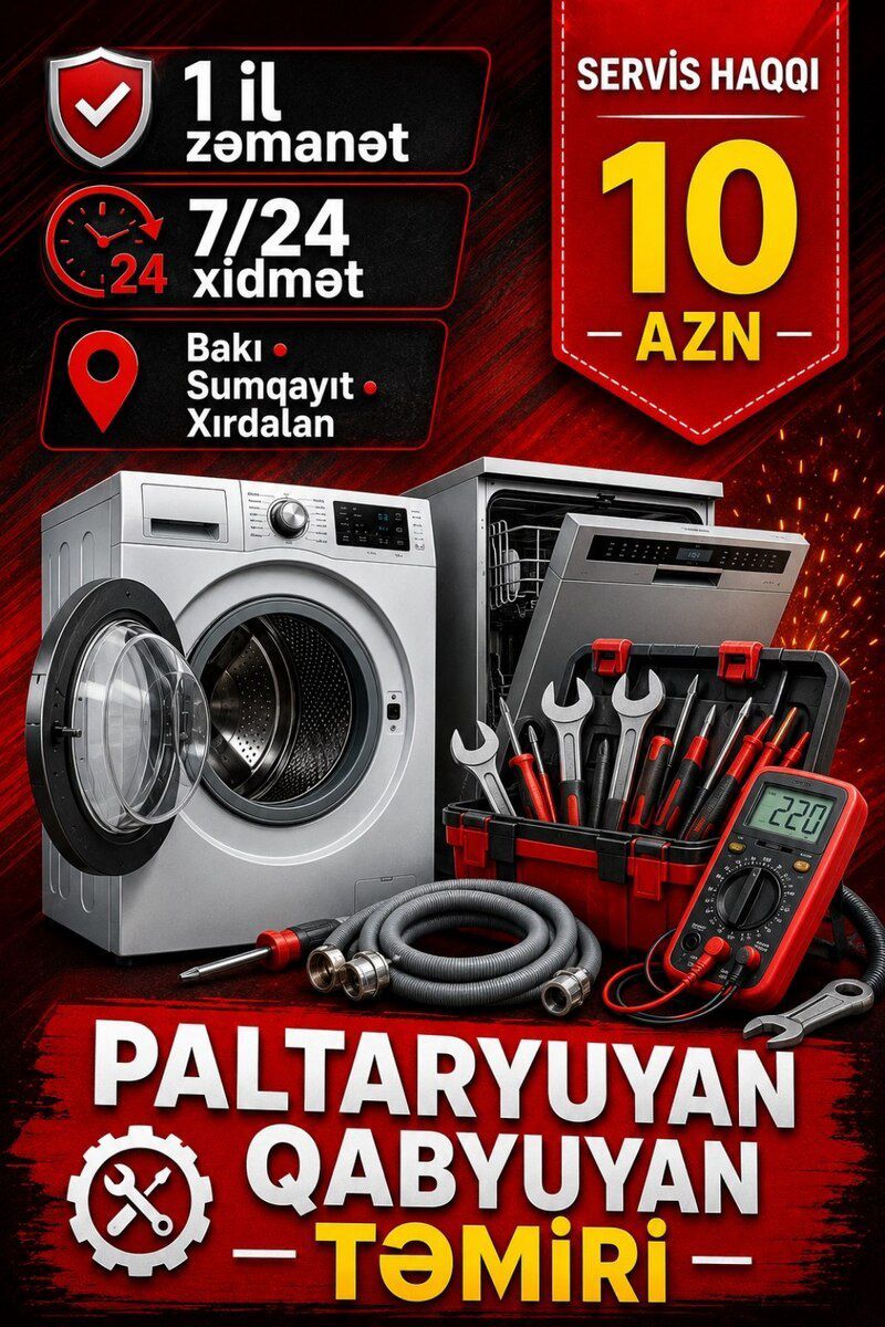 Paltaryuyan təmiri və quraşdırılması — Aparatların təmiri və quraşdırılması, Bakı (4)