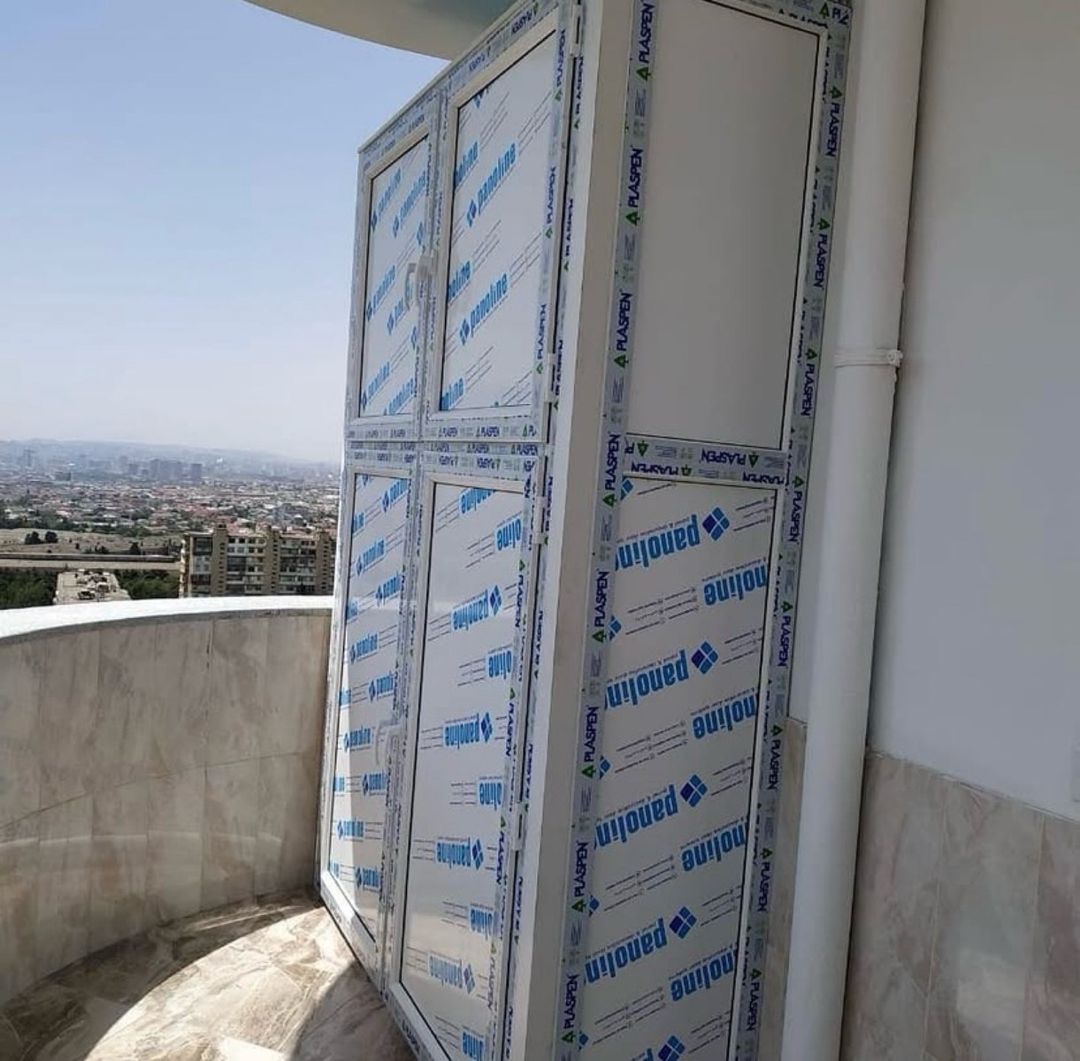 PVC qapı və pəncərələr, ağcaqanad torları, cam balkon — Təmir və inşaat, Bakı (11)