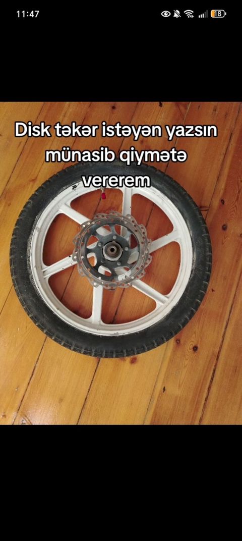 Moto disk təkər S50 və m 50 yə gedir on diski di təkər üstündə hədiyə — Şirvan