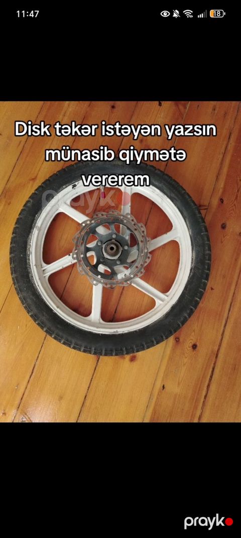 Moto disk təkər S50 və m 50 yə gedir on diski di təkər üstündə hədiyə — Şirvan