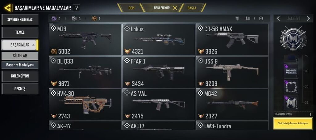 Call of Duty: Mobile hesabı – yüksək səviyyəli, zəngin kolleksiya — Digər, Gəncə (3)