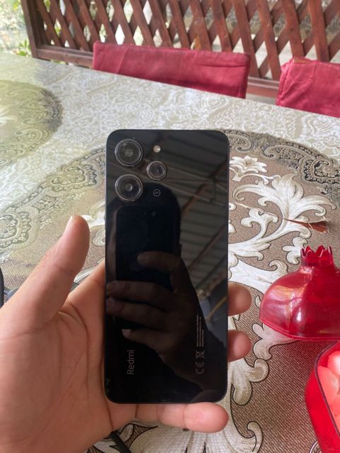 Redmi 12, 128 GB, rəng - Qara, Zəmanət, Sensor, Barmaq izi — Şirvan