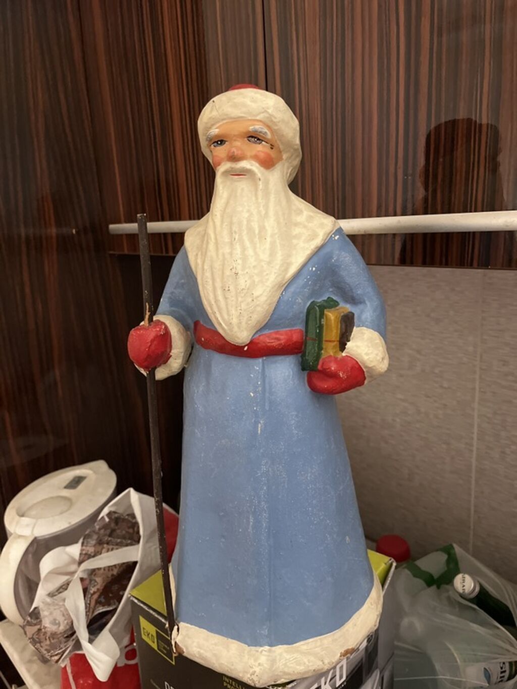 Vintage “Şaxta Baba” fiquru - Material: gips/kompozit qəlib boyalı — Bayram dekoru və aksesuarları, Bakı