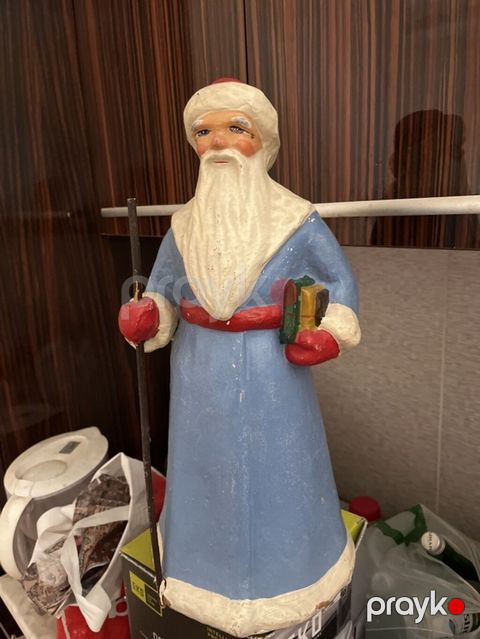 Vintage “Şaxta Baba” fiquru - Material: gips/kompozit qəlib boyalı — Bakı