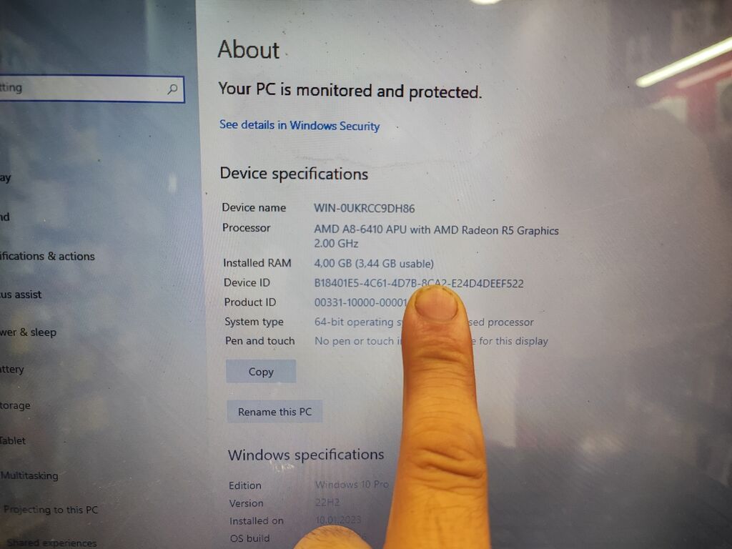 HP noutbuk Texniki göstəricilər: - Prosessor: AMD A8-6410 APU, 2.0 — HP, Gəncə (2)