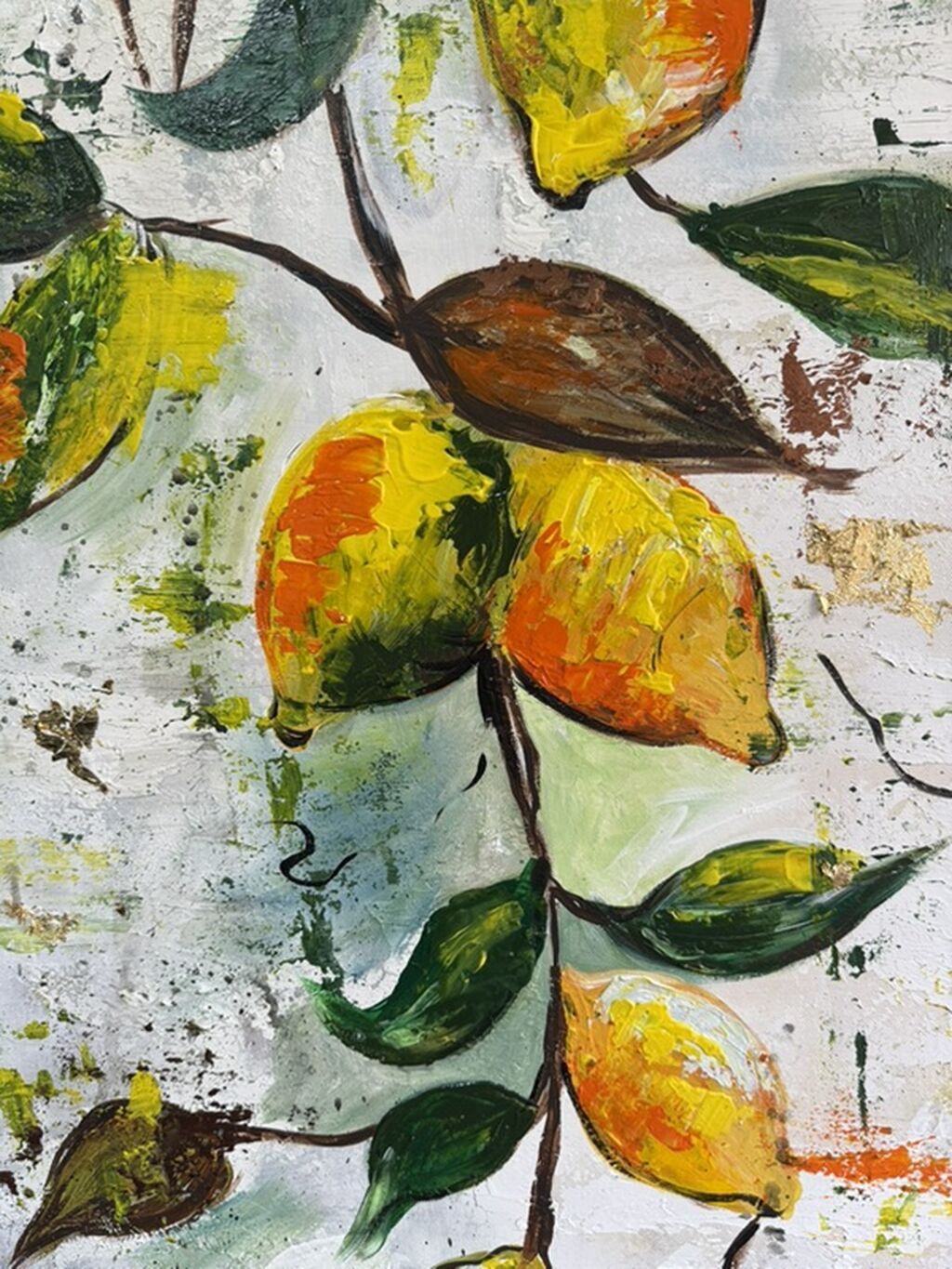 Məhsul: Orijinal rəsm əsəri – “Limon budağı” (çərçivəli) Təsvir — Şəkillər, plakatlular və çərçivələr, Bakı (3)