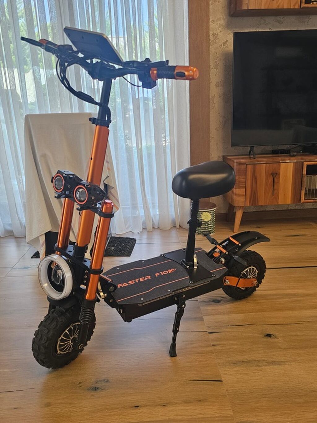 Yeni Elektrik samokat 11", 1000 Vt, 45 km/s — Skuterlər, Bakı (4)