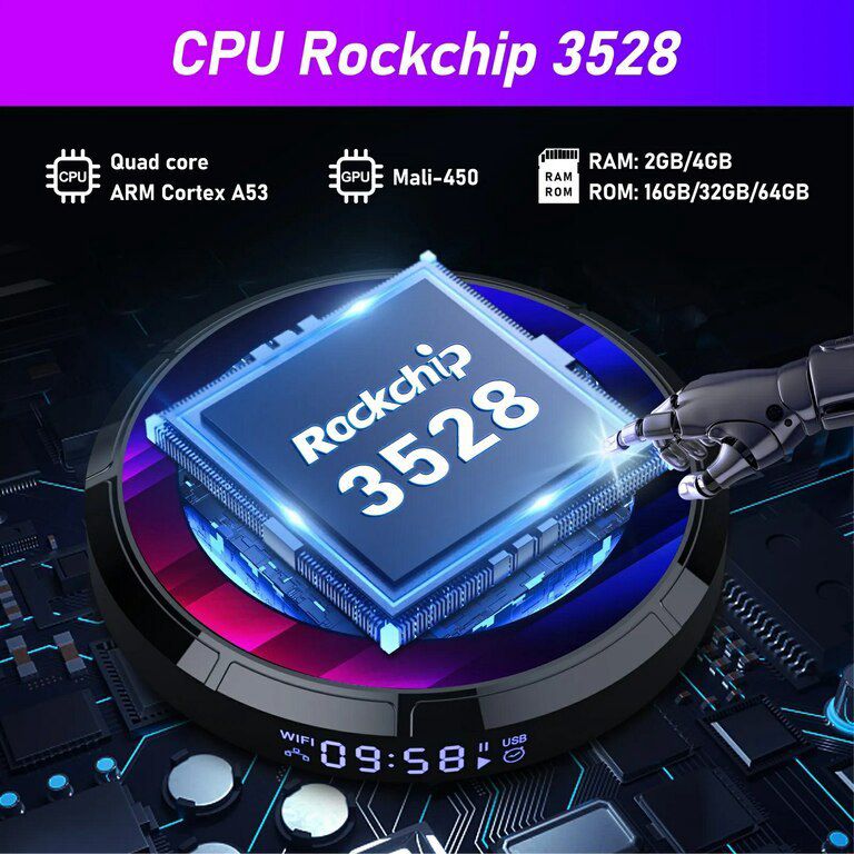 TV Box H96MAX 4RAM 32GB Android 13 8K 5G — Elektronika, Bakı (5)