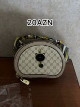 Qadın çantası – 20 AZN - Forma: yarımdairə/oval - Rəng: bej tonu — ikinci_el_dunyam — Личные вещи