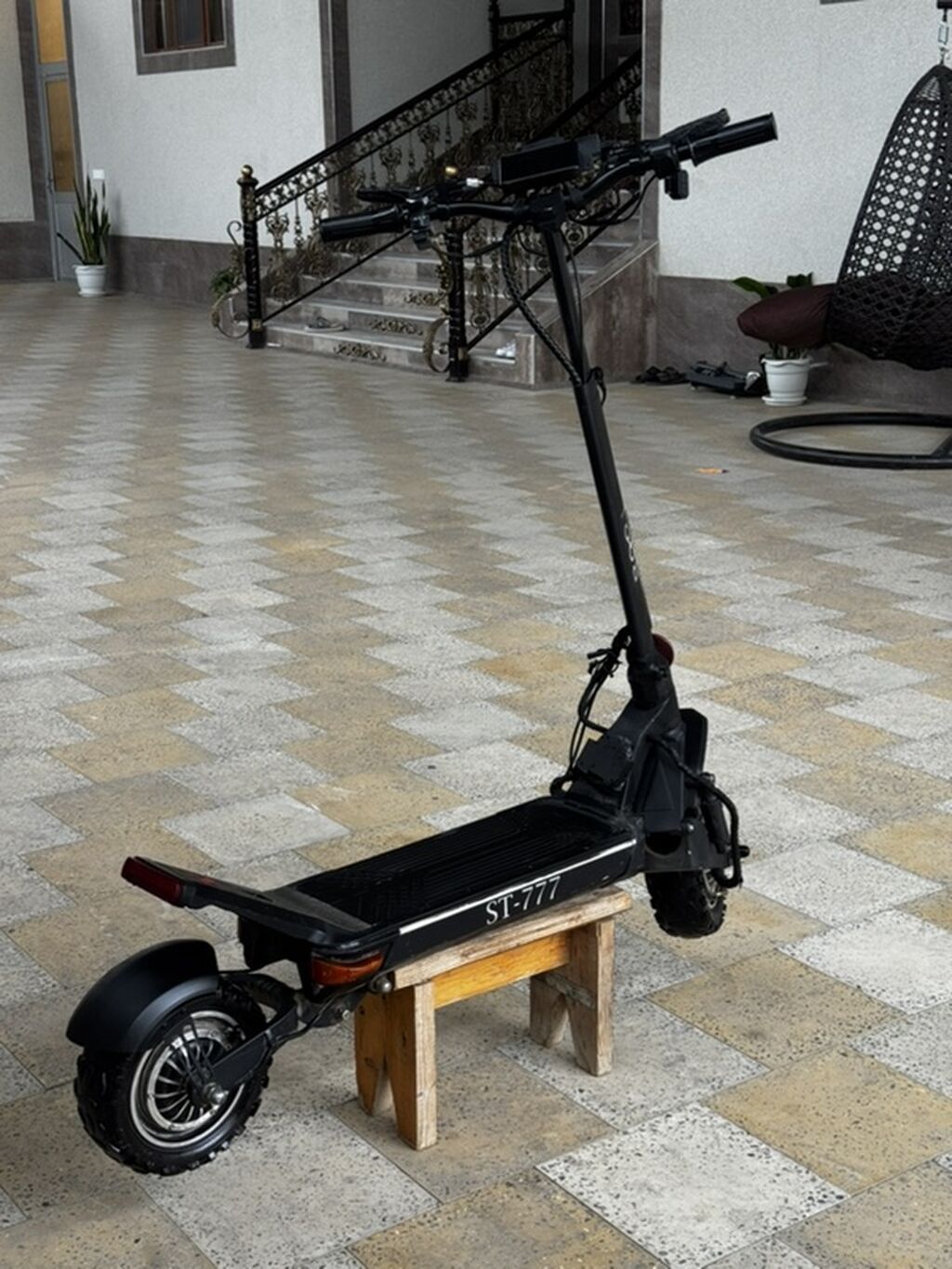 Güclü elektrikli skuter – ST-777 Xüsusiyyətlər: - Güclü ikili motor — Skuterlər, Gədəbəy (2)