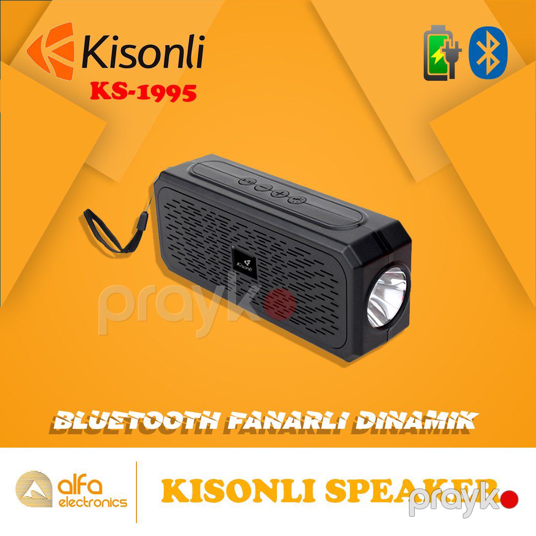 "Kisonli Ks-1995" fənərli radio bluetooth dinamik — Səs texnikası, Bakı (4)