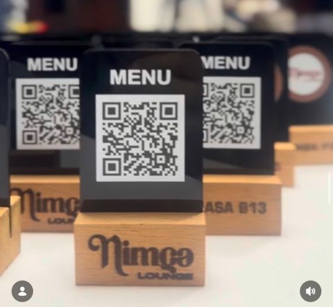 QR Kodlu Menu Stendi — Bakı