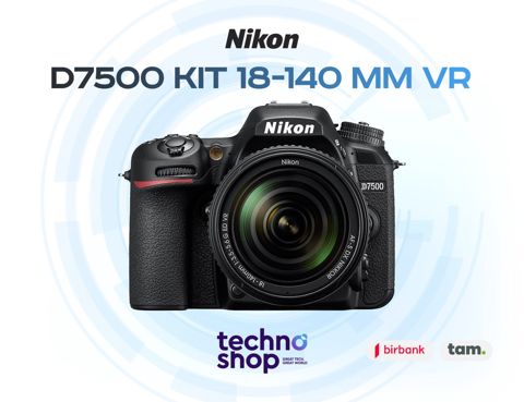 Fotoaparat "Nikon D7500 kit 18-140 mm VR" — Bakı