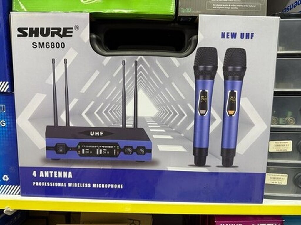 Yeni Simsiz (Bluetooth) Mikrofon Shure, Ödənişli çatdırılma — Mikrafonlar, Xırdalan (2)