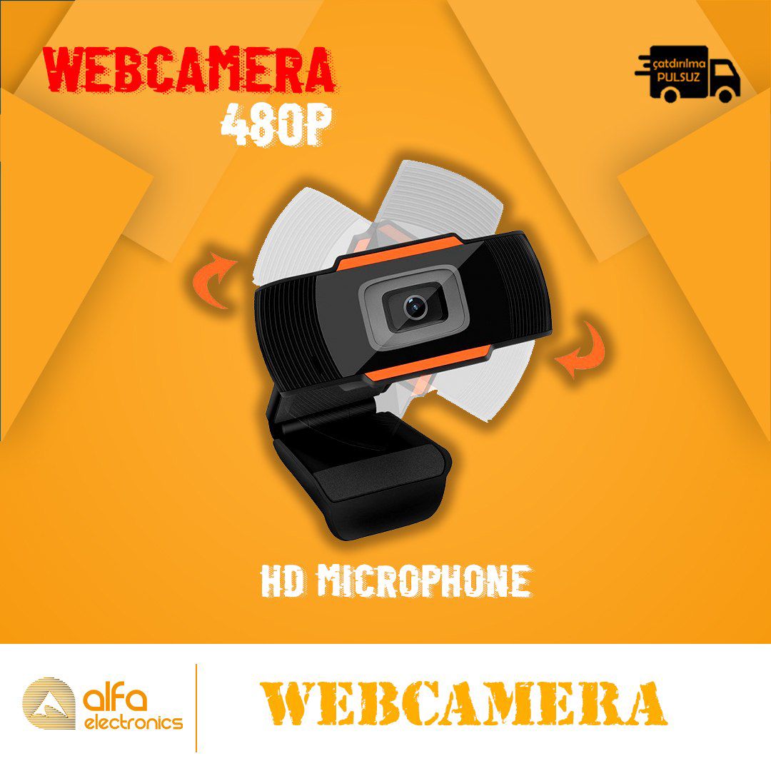 "Web Camera Full Hd + Mikrofon (Webcam)" — Periferik cihazlar, Bakı (3)