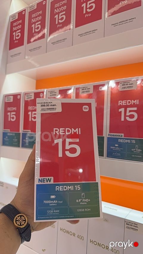 Xiaomi Redmi 15 Midnight Black 128GB/6GB — Bakı