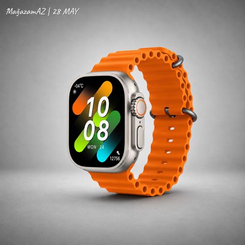 Smart saat HK10 Ultra 3 Orange — Bakı