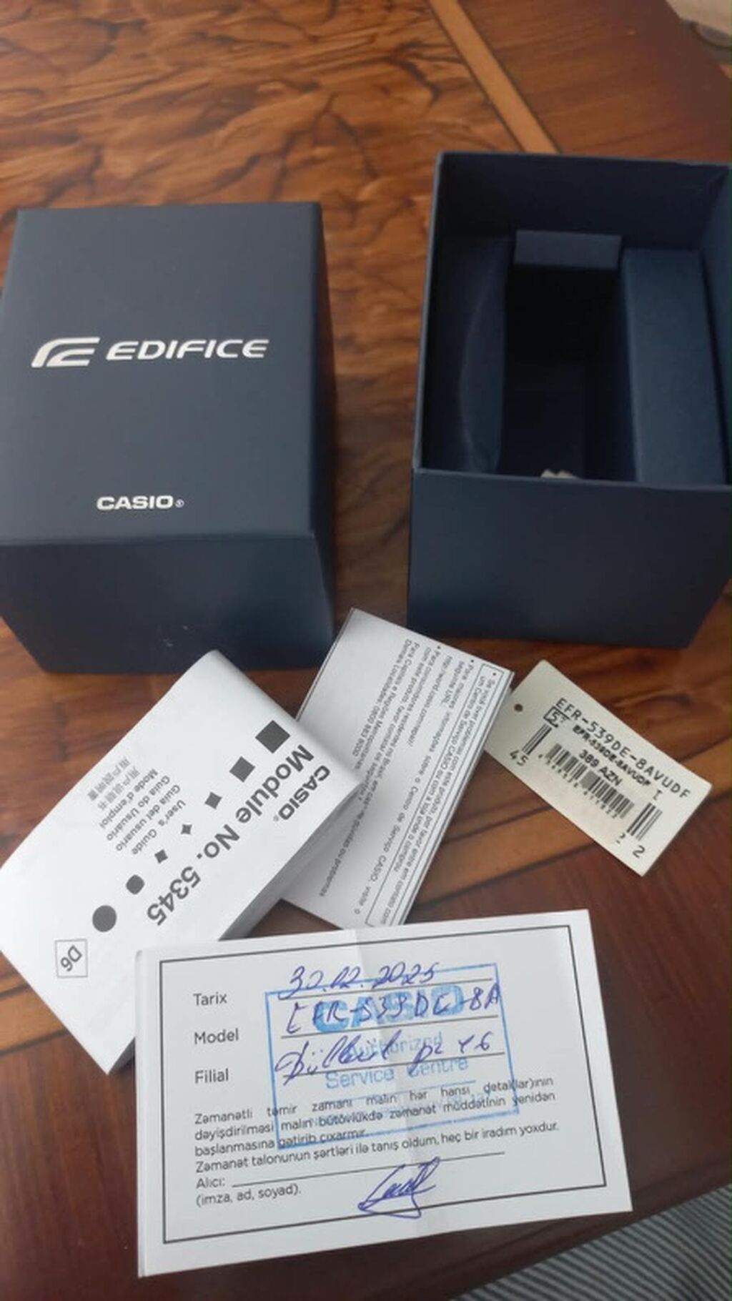 Casıo Edifice kişi qol saatı – model EFR-539D-8AVUDF (Modul No: 5345) — Qol saatları, Bakı (2)