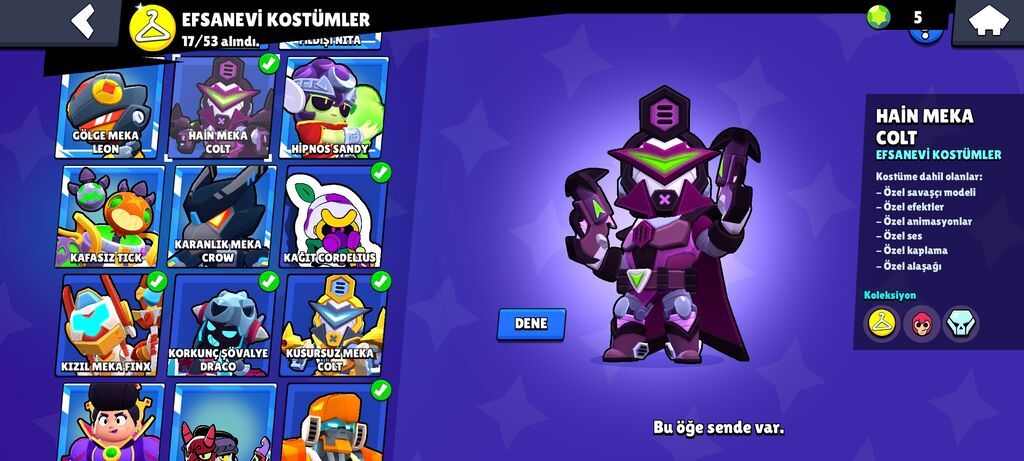 Brawl Stars oyun hesabı - Kupa yolu: 62,942 - Savaşçılar: 105/106 — İdman, hobi, istirahət, Bakı (7)