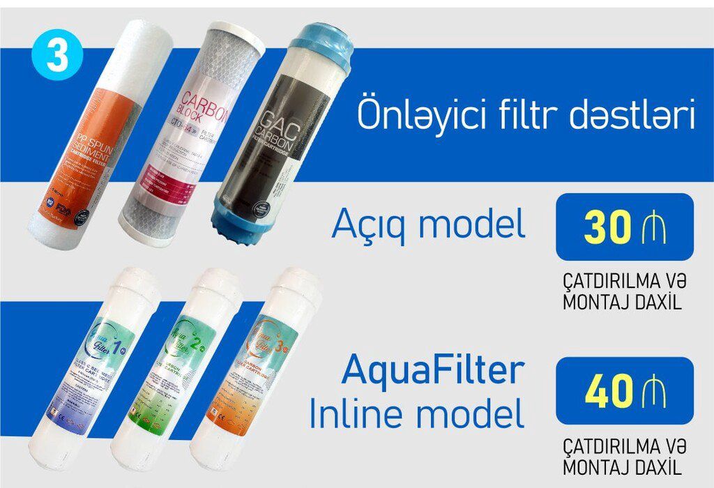 Su filter servisi — Aparatların təmiri və quraşdırılması, Bakı (4)