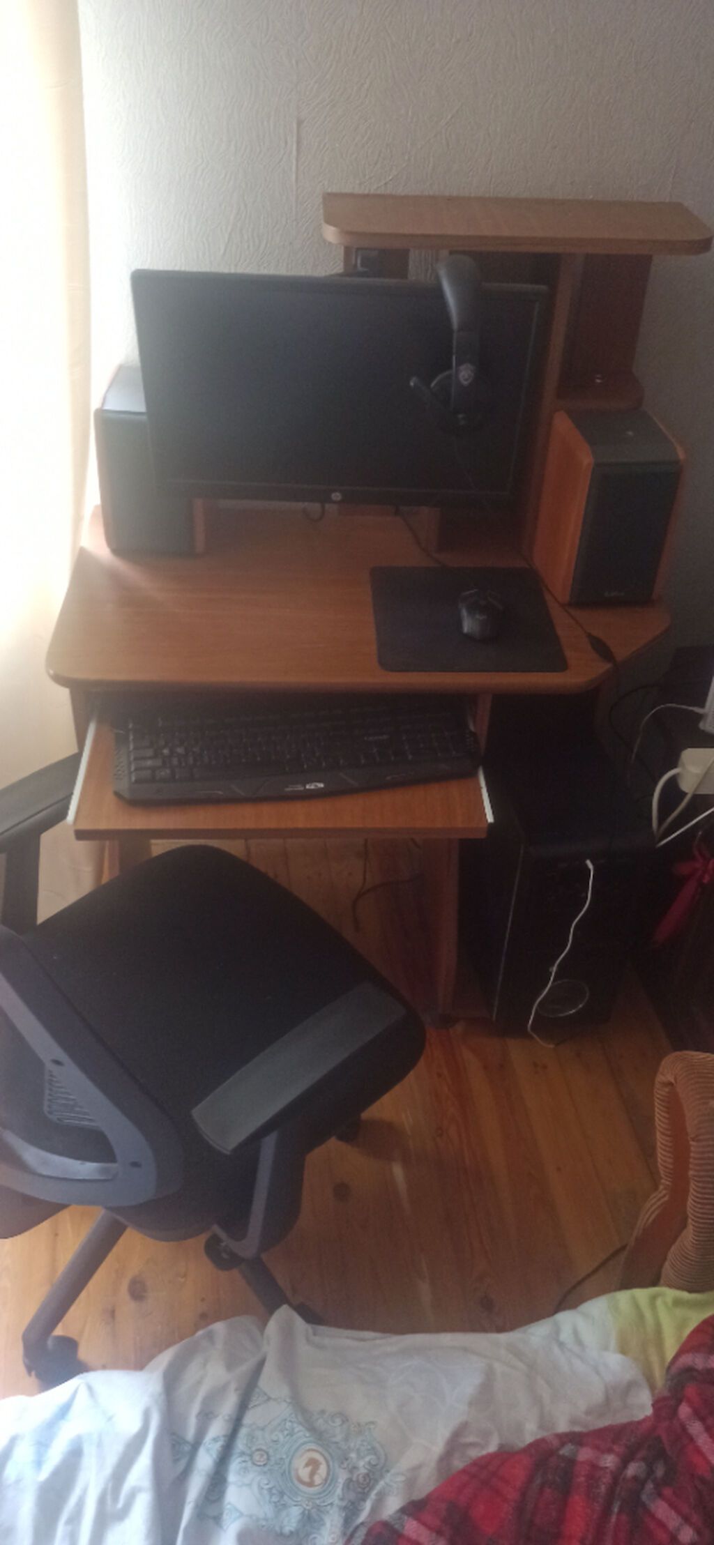 16 gb ram, 1650 gtx 4 gb videokart, hdd 2 tb, ssd 225 gb, ana plata e — Masaüstü kompüterlər, Bakı (2)