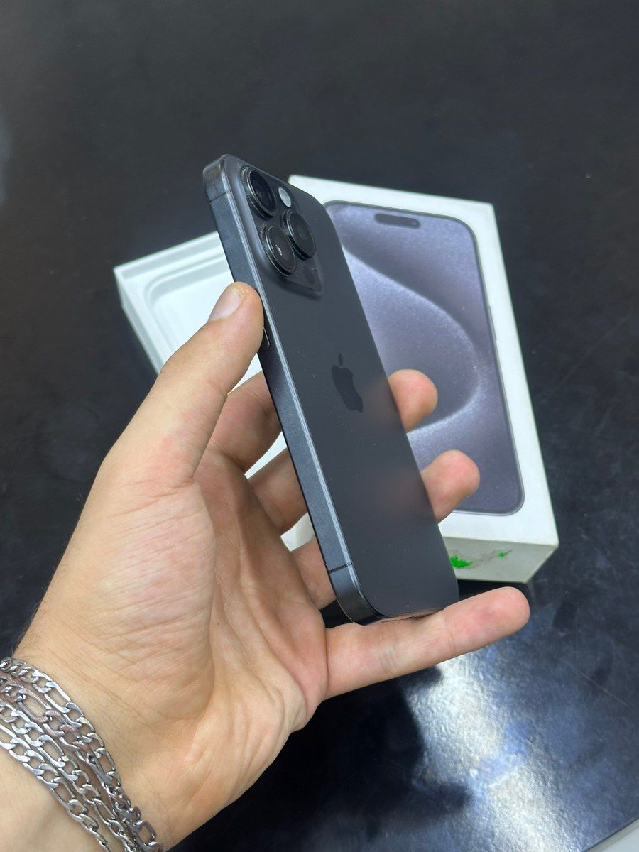 Apple iPhone 15 Pro Black Titanium 128GB/8GB — Smartfonlar, Bakı (3)
